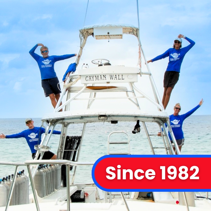 Don Foster's Dive Cayman team